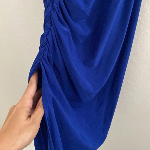 NWOT Sabora Asymmetrical Bodycon Mini Dress - Picture 3 of 6